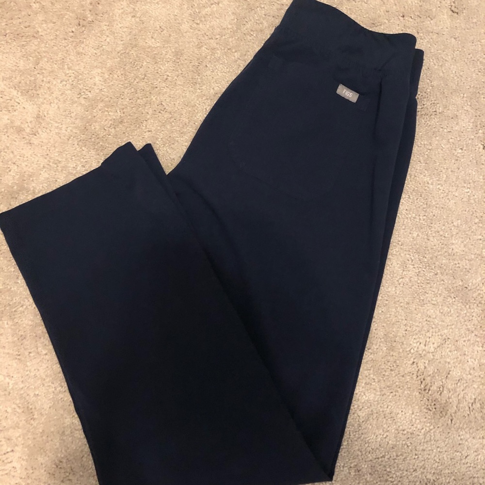 Figs Livingston Scrub Pants Navy color